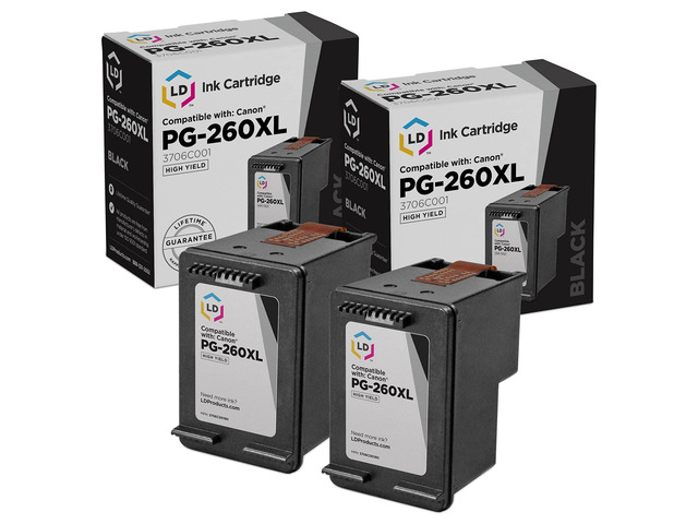 Products Remanufactured Replacement for Canon 260 and 261 Ink Cartridges 260XL 261XL 260 XL 261 XL PG-260 XL CL-261 XL Compatible with Pixma TR7020...