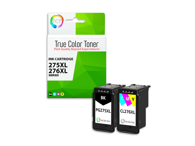275XL 276XL Ink Cartridge 2 Pack - Compatible Replacement for Canon 275XL 276XL High Yield Works with Canon Pixma TR4720 TR4722 TS3520 TS3522...
