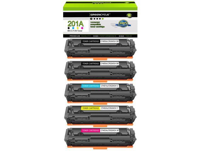 High-Yield Compatible Toner Cartridge Replacement for HP 201A CF400A CF401A CF402A CF403A for Color MFP M277dw M252dw M277n M277c6 Printer (1 Black...