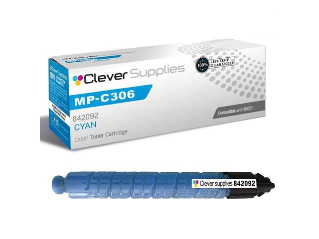 CS Replacement Compatible with Ricoh MP-C306 Toner Cartridge 842092 to use with MPC307 MPC406 (Cyan, 1-Pack)