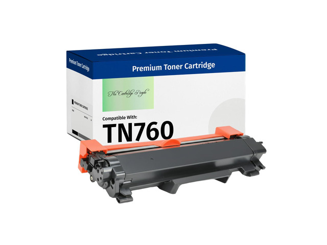 New Compatible for Brother TN760, TN730 Black Toner Cartridge 3000 Hi-Yield, Works for DCP-L2510D, DCP-L2512D, DCP-L2530DW,HL-L2370DN, HL-L2370DW,...