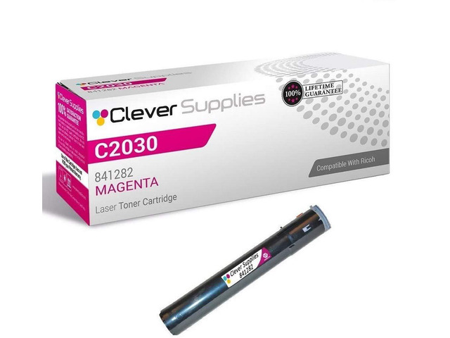 CS Replacement Toner Cartridge Compatible with Ricoh C2030 841282 Magenta MP C2030 MP C2050 MP C2550 Magenta