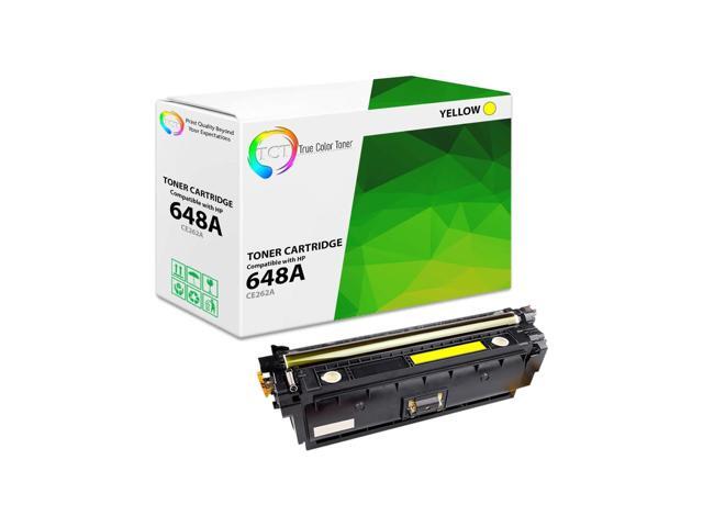 648A Yellow Toner Cartridge - Compatible Replacement for HP 648A CE262A Works with HP Color LaserJet CP4520 CP4025 CP4525 Printers (11,000 Pages)