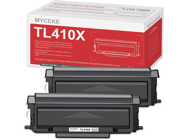 2 Pack Compatible TL-410X Toner Cartridge: TL-410X TL-410H TL-410 Replacement Toner Cartridge for Pantum M7102DW P3012DW M6800FDW M7100DW M7200FDW...