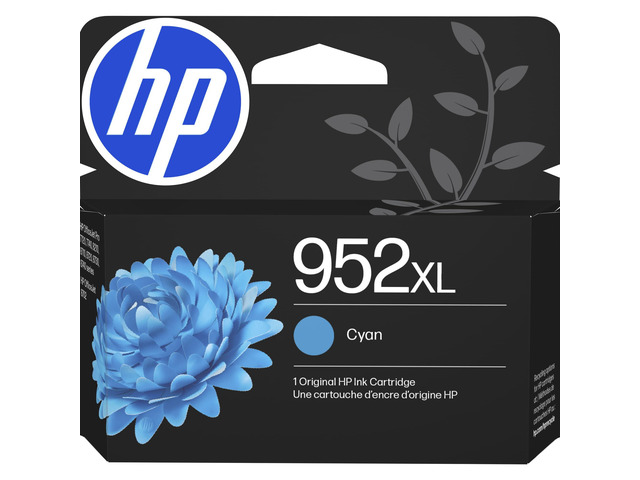 952XL Cyan High-Yield Ink Cartridge Works with OfficeJet 8702, Pro 7720, 7740, 8210, 8710, 8720, 8730, 8740 Series L0S61AN