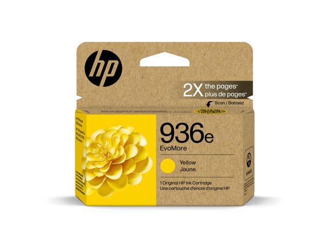 936e Yellow EvoMore Ink Cartridge Works with OfficeJet 9120, Pro 9100, Wide Format 9700 Carbon Neutral 4S6V5LN