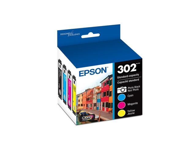 302 Claria Premium Ink Standard Capacity Color Combo Pack (T302520-S) Works with Expression XP-6000, 6100