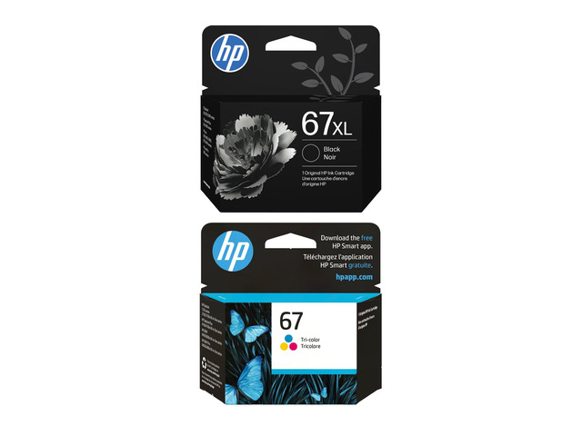 67XL Blk/67 CMY Original Cartridge Ink Bundle DeskJet 2700/4100 Series