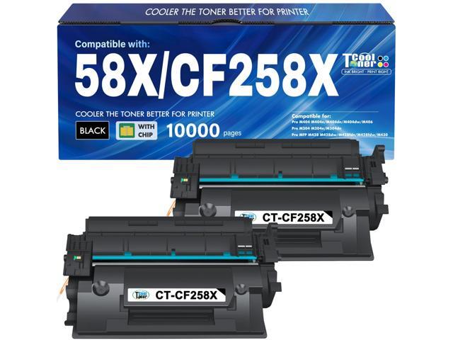 58X CF258X Toner Cartridge Black M404n M428fdw M428fdn High Yield Ink Replacement for HP 58X CF258X 58A CF258A Toner Cartridge for HP LaserJet.