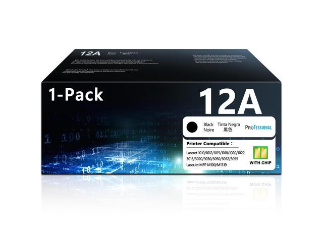 12A Toner Cartridge Black High Yield Replacement for HP12A Q2612A Black Toner Compatible with HP Laserjet 1020 1022 1012 1010 1015 1018 1022n.