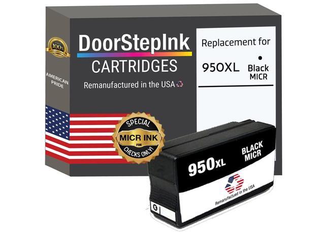 950XL Black MICR Remanufactured Ink Cartridge Replacement for HP 950XL (C2P23AN) Compatible with OfficeJet Pro 251DW/276DW/8100/8600/8600.