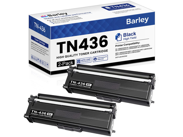 TN436BK TN-436BK Compatible TN 436BK Super High Yield Toner Cartridge Black Replacement for Brother TN436 TN436BK TN-436BK MFC-L8900CDW...