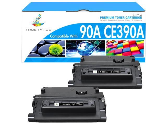 CE390A 90A Black Toner Cartridge 2-Pack 90X CE390X M602 M601 Compatible for HP 90A CE390A for HP LaserJet Enterprise 600 M601 M602 M603 M4555 MFP...