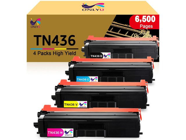 TN436 Toner Cartridge Compatible Replacement for Brother TN436 TN436BK TN433 TN431 for HL-L8360CDW MFC-L8900CDW MFC-L8905CDW HL-L8360CDWT...
