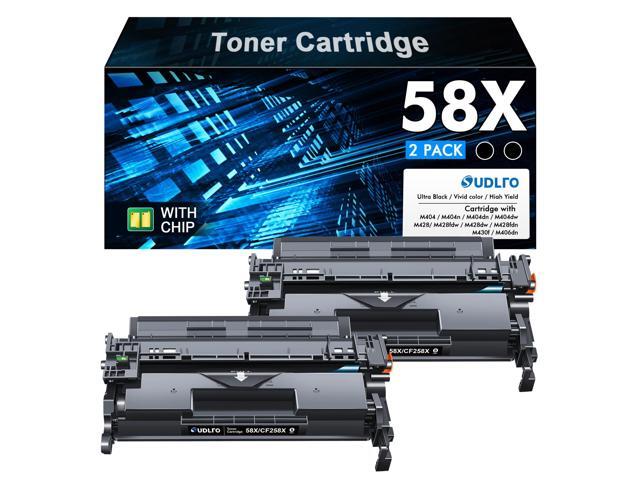 58X CF258X Toner Cartridge Black Replacement for HP 58X CF258X 58A CF258A Compatible with LaserJet MFP M428fdw M428fdn M428dw M404 M428 Pro M404n...