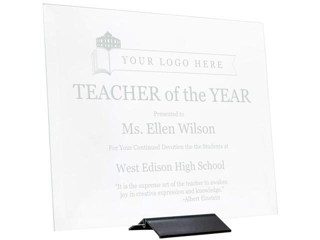 Frosted Glass Award Plaque (10.5 x 13')