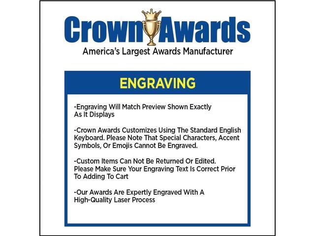 Employee Appreciation Awards - Personalized Corporate Crystal Trophy Award