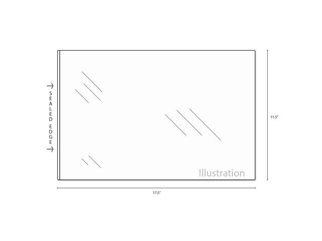 11x17 Tabloid Lamination Pouch, 11.5 x 17.5 Inches, Pack of 100, Clear (553605)