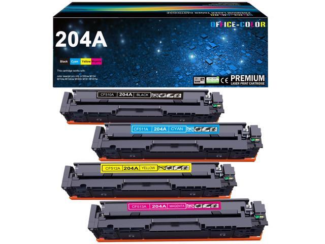 204A Toner Cartridges 4 Pack Replacement for HP 204A Toner Compatible for HP Color LaserJet Pro MFP M180nw M180n M181fw M154a M154nw Printer...