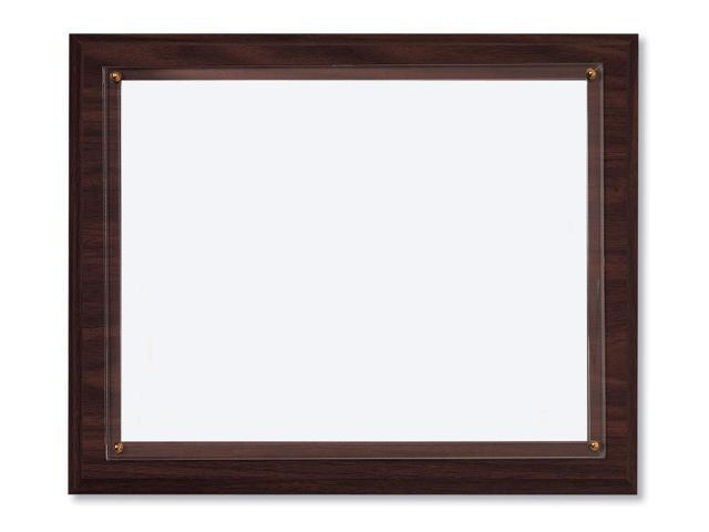 Walnut Finish Wood Slide-in Certificate Wall Plaque, Recognition Award For School, Work, Appreciation Awards