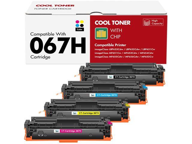 067H 067 Toner Cartridge Set MF654CDW MF656CDW MF650C High Yield Ink Compatible for Canon Color ImageCLASS LBP632CDW MF655CDW MF653CDW LBP633CDW...
