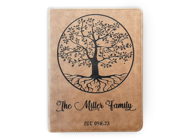 Personalized Family Bible, Custom Engraved KJV Wide-Margin Family Bible for Wedding, Christian Gifts for Wedding