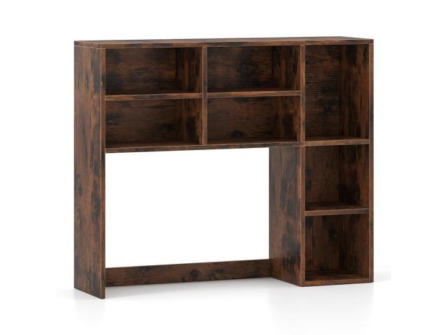 LDAILE 31'' Desk Shelf, 3-Tier Desk Hutch with 7 Shelves for Computer Desk, Desktop Bookshelf with 3 Adjustable Shelves for College Dorm Office...