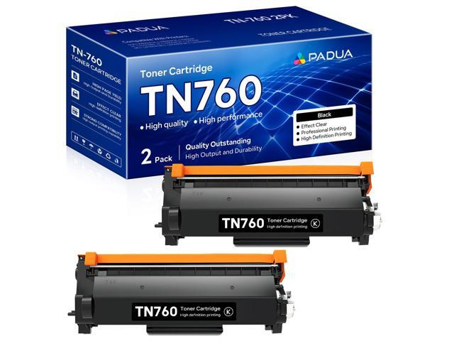 TN-760 TN760 High Yield Black Toner Cartridge Compatible Replacement for Brother TN 760 DCP-L2550DW HL-L2350DW HL-L2370DW HL-L2390DW HL-L2395DW...