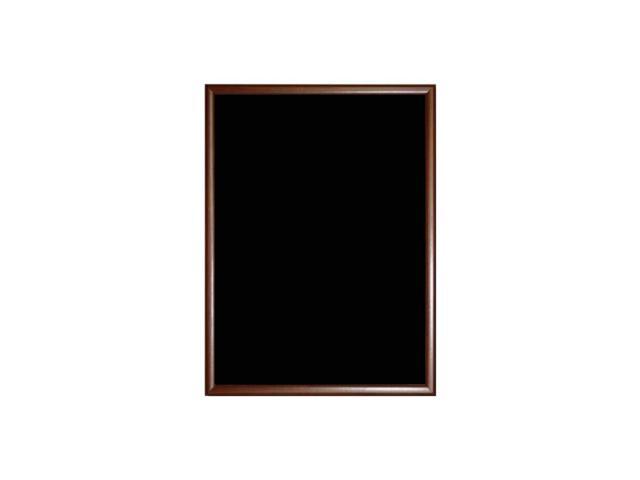 WoodWell Magnetic Black Chalk Board 24' x 36' (24 Inch x 36 Inch) Wood Framed Blackboard with Reinforced Metal Backing (Dark Tone 24' X 36')