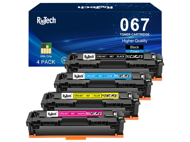 067 Toner Cartridge,for Canon 067 067H Black Cyan Yellow Magenta Replacement for imageCLASS MF654Cdw MF656Cdw MF650C MF653Cdw LBP633Cdw LBP632Cdw...