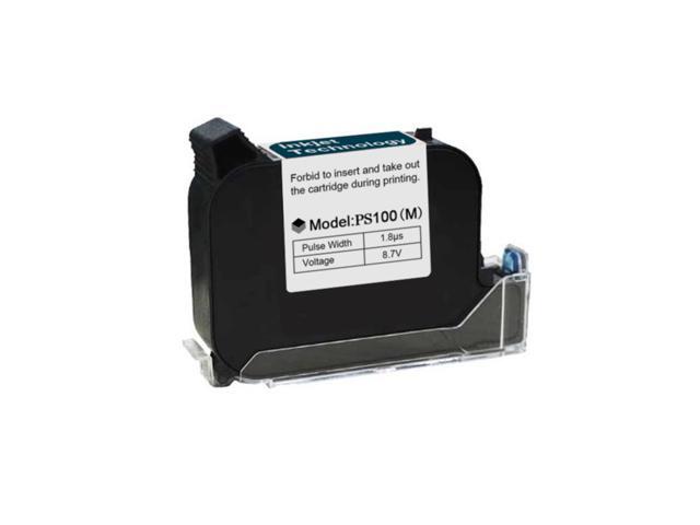 Original 42ml Black Quick Dry Solvent Ink Cartridge Replacement for 0.5inch/12.7mm Handheld Mini Inkjet Printers PC11 (Black)