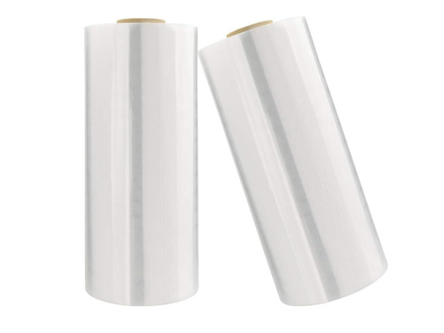6 Rolls x 18' x 1500 FT x 80 Gauge Clear Non-Stretch Heavy Duty Stretch Wrap Shrink Film