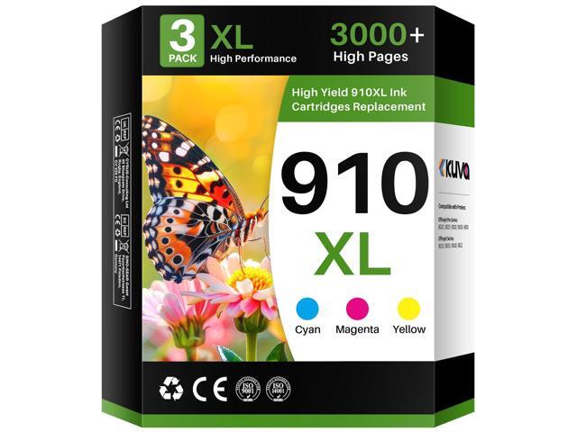 910XL Color Ink Cartridges CMY for HP OfficeJet Pro 8020 8025 8028 8030 910 XL Ink Cartridges for OfficeJet Pro 8010 8015 8018 8022 8035 Series...