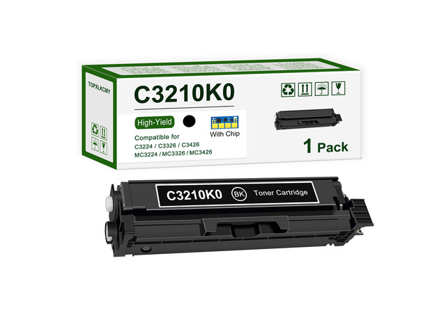 C3210K0 High-Yield Toner Cartridge (1-Pack, Black) Replacement for Lexmark C3224, C3326, C3426, MC3224, MC3326, MC3426 Printer