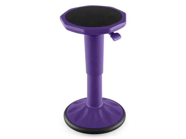 Wobble Stool, Height Adjustable 16.5-24' Flexible Seating (Purple) Wobble Chair with 360Â° Rocking, Non-Slip Base, Convenient Handle, No Assembly,.