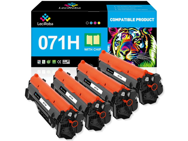 Compatible Toner Cartridge Replacement for Canon 071H CRG071H 071 High Capacity Black Toner Cartridge for LBP120 LBP122 LBP122dw MF270 MF272dw...