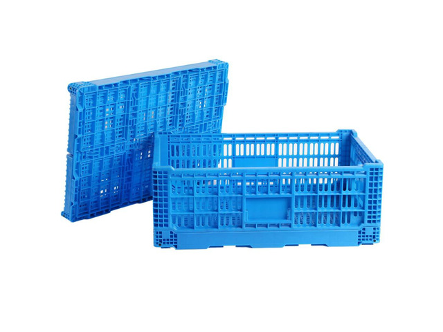 Collapsible Storage Bin/Containe43 Liter Transfer box,crate Transit storage of various items (23.6' L x 15.7' W x 7.1' H-two)