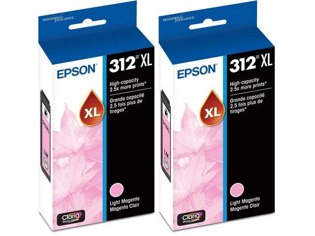 T312 Claria Photo HD -Ink High Capacity Light Magenta -Cartridge (T312XL620-S) for Select Expression Photo Printers (Pack of 2)