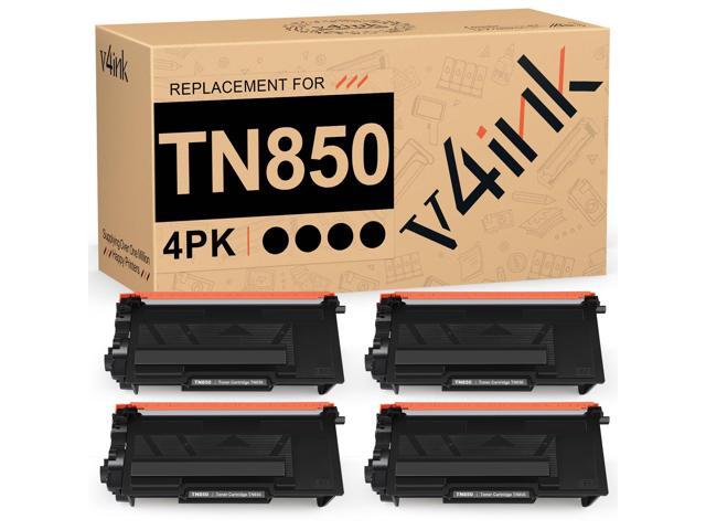 TN850 High Yield Black Toner Cartridge Compatible for Brother TN-850 4-Pack TN-820 TN820 TN 850 BK Use with HL-L5200DW HL-L6200DW MFC-L5700DW...