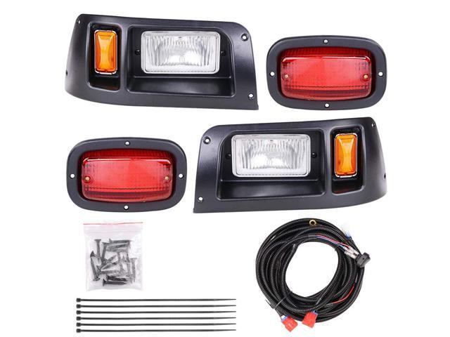 Golf Cart Halogen Headlights & LED Tail Lights Kit DS Cart Lights, Only Compatible With Golf Cart Club Car DS 1993-UP Model