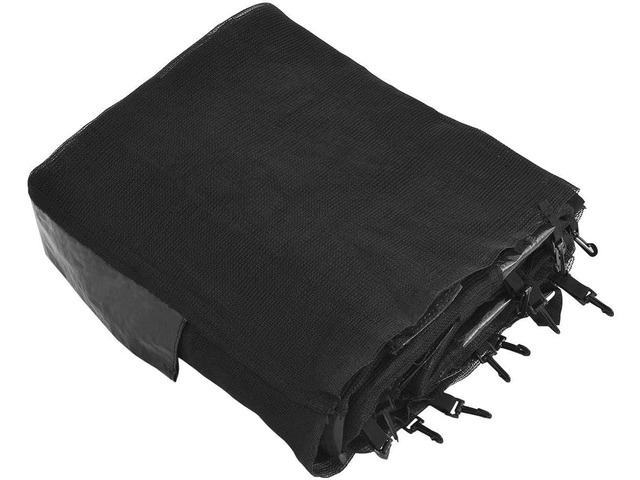 Trampoline Enclosure Net Only with Zipper & Buckle, Perfect Visibility and Tear & Weather-Resistant 12FT 14FT 15FT 16FT Trampoline Replacement Safety...