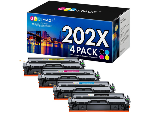Compatible 202X Toner Cartridge Replacement for HP 202X 202A CF500X CF500A to use with LaserJet Pro MFP M281fdw M254dw M281cdw M281 M281dw M280nw...