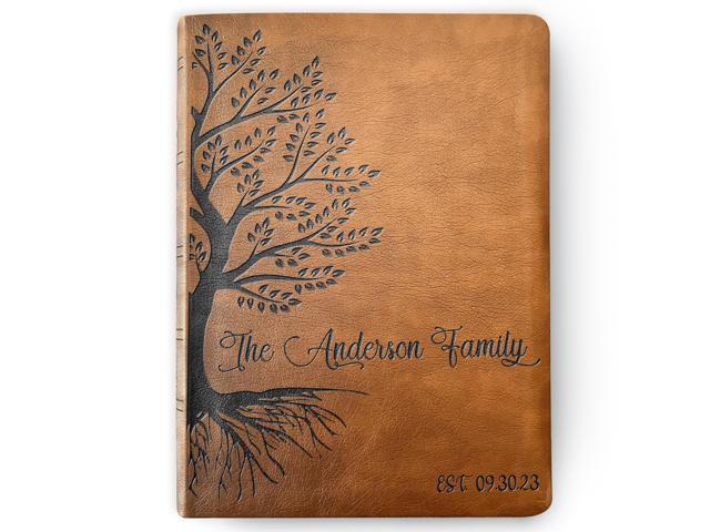 Personalized NASB Family Bible, NASB Wide Margin Custom Family Tree Bible, Christian Gift, Wedding Gift