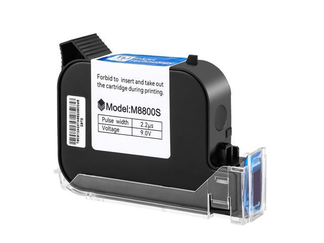Original High Adhesion Fast-Drying Black Solvent Ink Cartridge 42ml for 0.5in/12.7mm Handheld Inkjet Printers