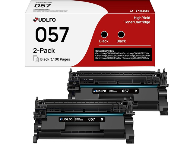 057 Toner Cartridge - Canon 057 Replacement for Canon 057 Toner Cartridge CRG057 057H to use with Canon MF445dw MF448dw MF449dw LBP226dw LBP227dw...