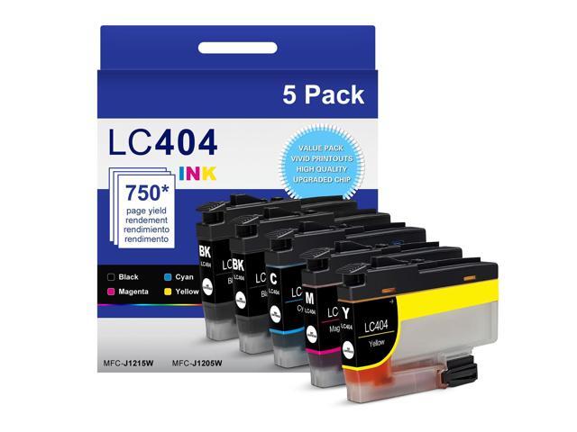 LC404 Ink Cartridges for Brother LC404 Ink Cartridge MFC-1205W High Yield Work with Brother MFC-J1215W MFC-J1205W J1215W J1205W Printer (2 Black...