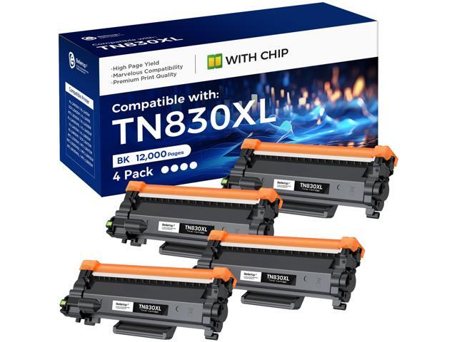 TN830XL Toner Cartridge Replacement for Brother TN830XL TN830 High Yield Black Toner for HL-L2460DW, DCP-L2640DW, MFC-L2820DW, HL-L2405W,...