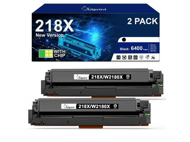 218X Black High-Yield Toner Cartridges Compatible with HP 218X Black Toner 218X 218A Black Works with HP Color LaserJet Pro MFP 3301sdw 3201dw.