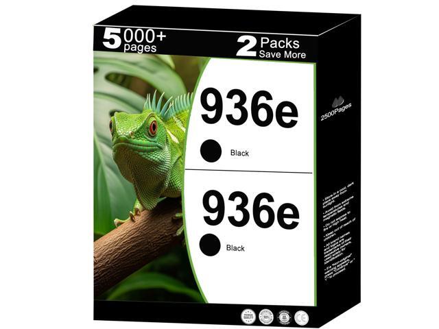 936e Ink Cartridges Compatible Replacement for HP 936 XL 936XL Black Fit for OfficeJet 9122e Pro 9120 9120e 9125 9110b 9120b 9130b Wide Format...
