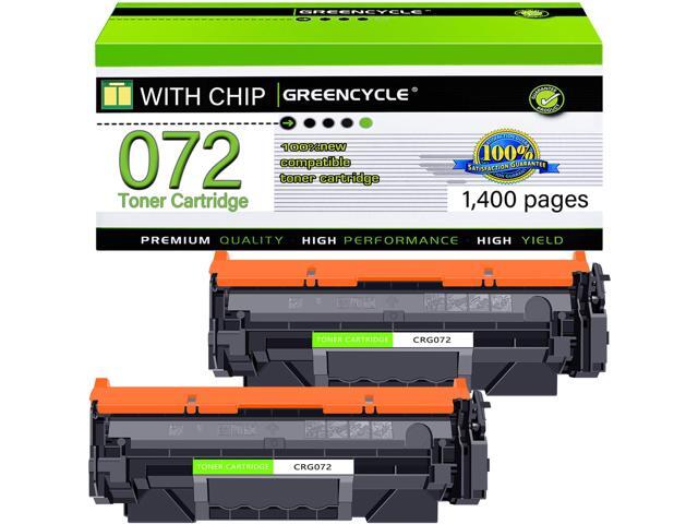 2 Pack 072 CRG072 Black Compatible Toner Cartridge Replacement for Canon 072 Use with imageCLASS MF284dw MF287dw MF280 LBP170 LBP172dw MF289dw.